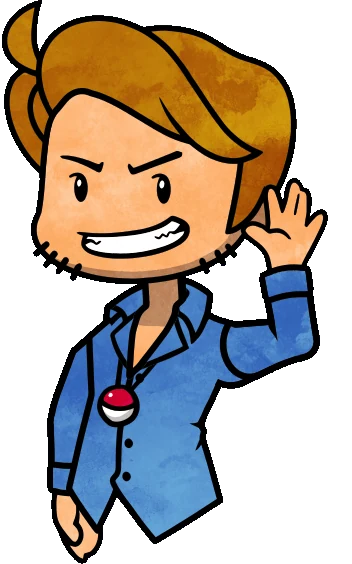 Le créateur des chaînes Trash, en version chibi, qui fait coucou