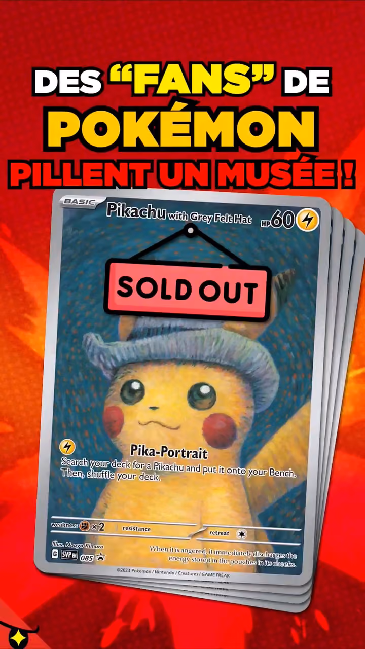 DES "FANS" DE POKÉMON PILLENT UN MUSÉE