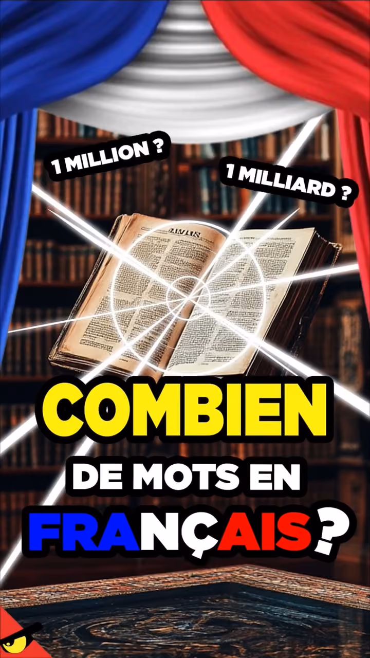 Combien il y a de MOTS en FRANÇAIS ?