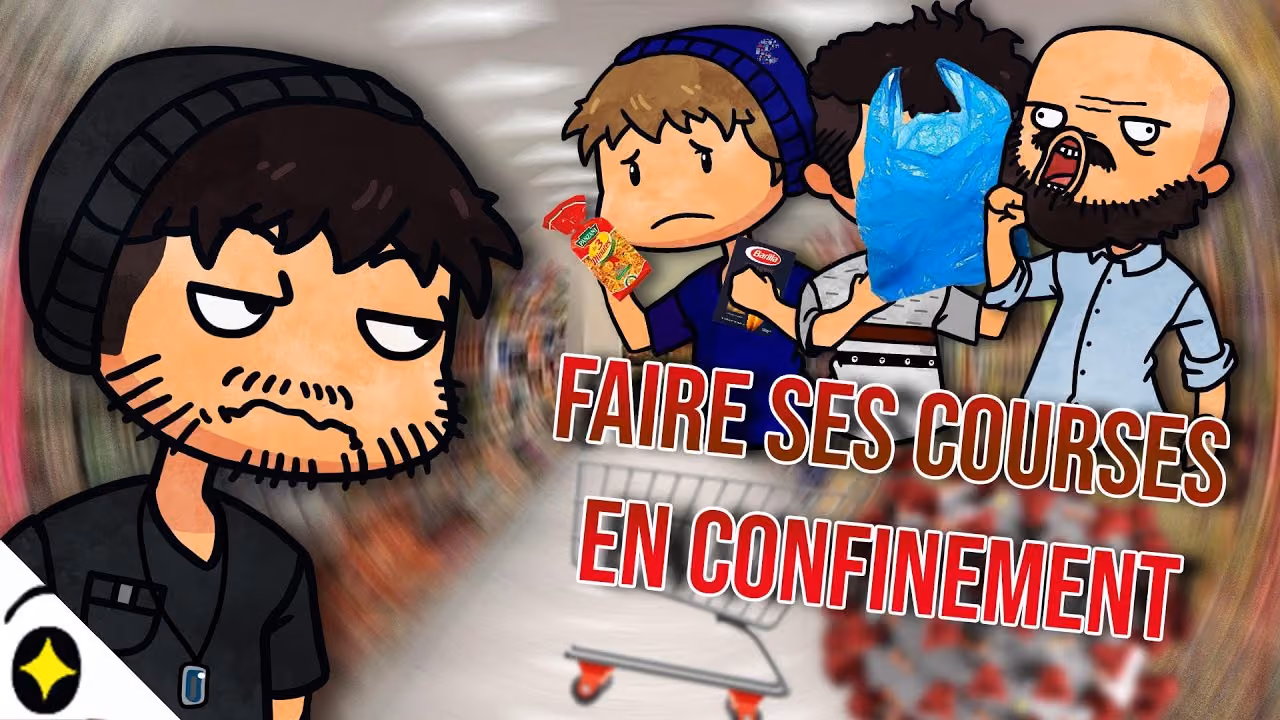 FAIRE SES COURSES PENDANT LE CONFINEMENT [ ANIMATION ]