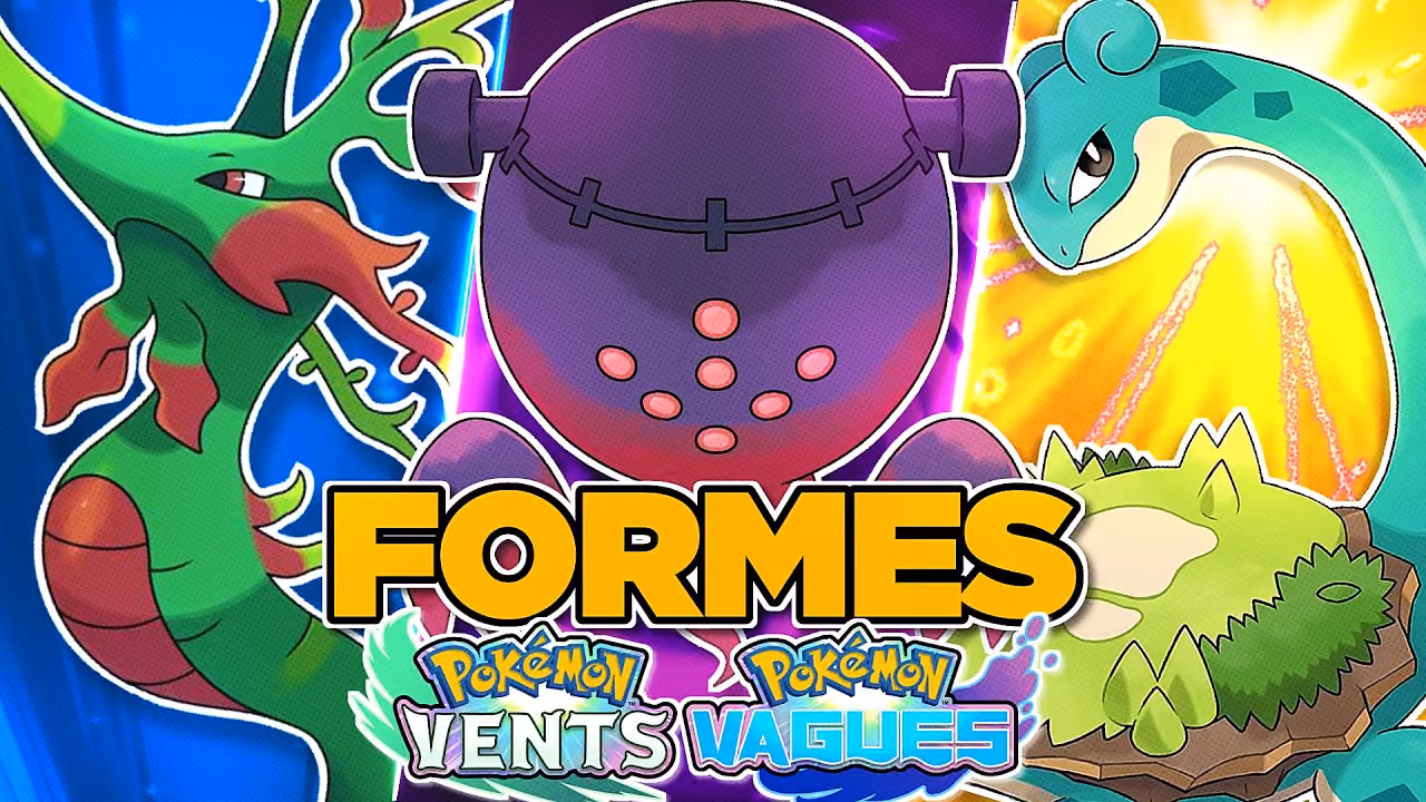 10 FORMES REGIONALES pour Pokémon Vent & Vague