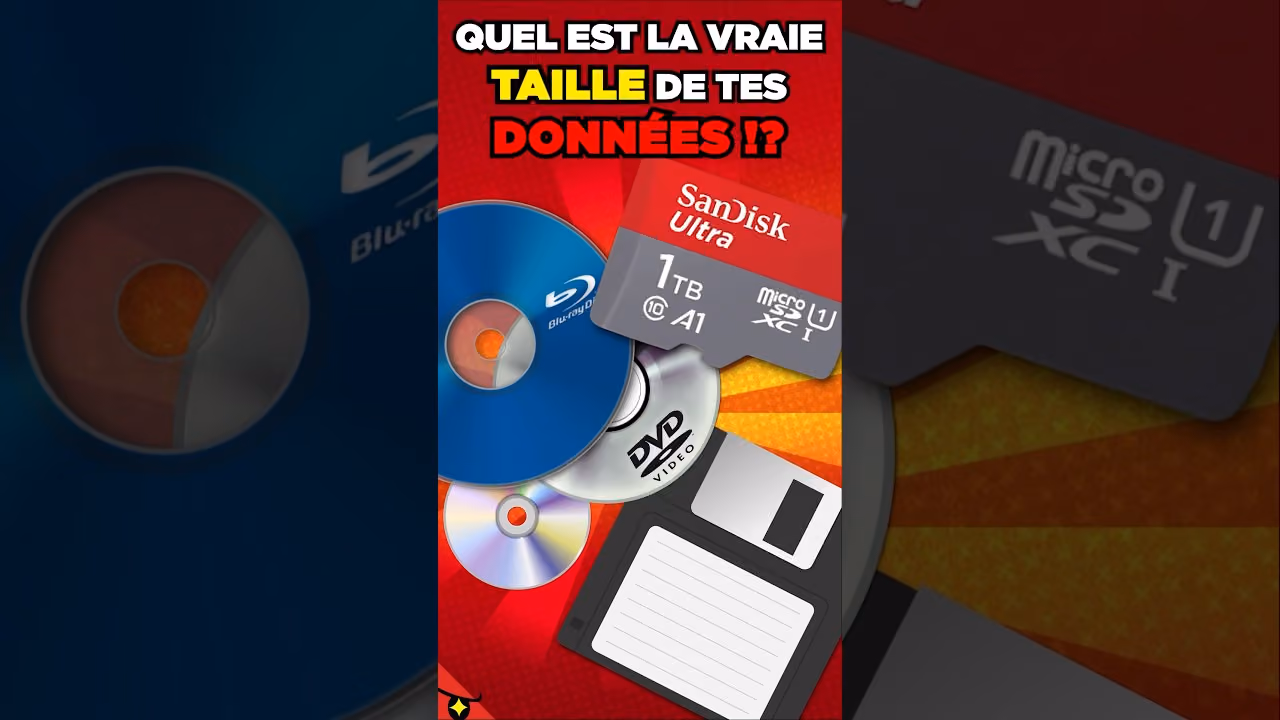 Quelle est la VRAIE TAILLE de tes DONNÉES ?!