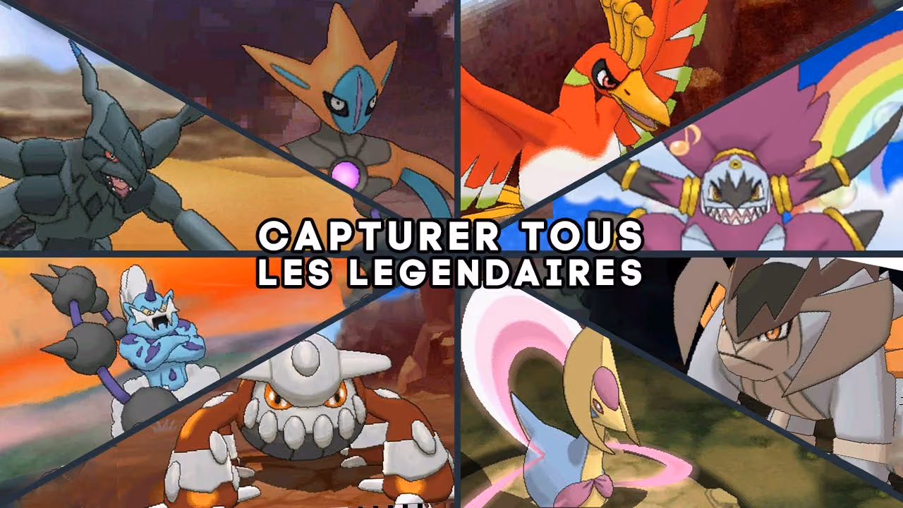 TOUS LES POKEMON LEGENDAIRES : GUIDE RUBIS OMÉGA SAPHIR ALPHA