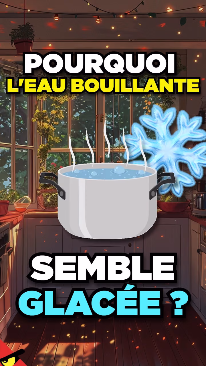Pourquoi L'EAU CHAUDE semble FROIDE ?