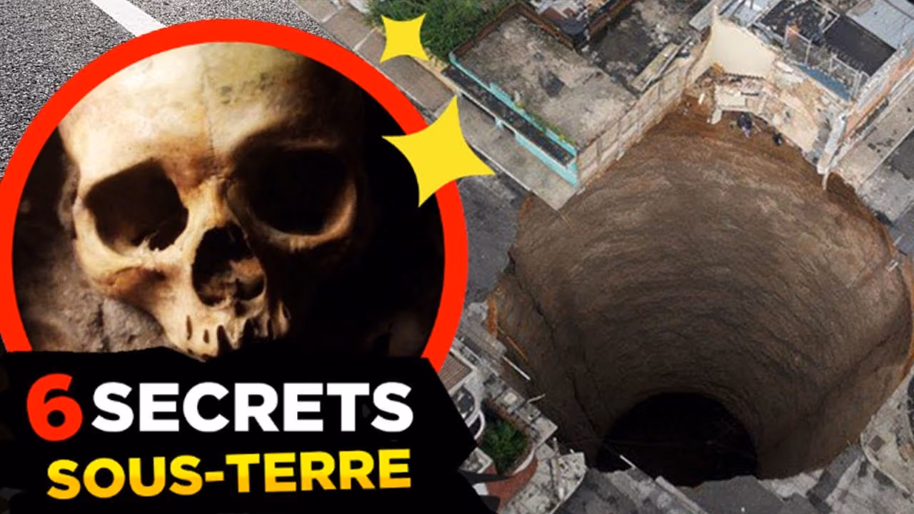 6 SECRETS TERRIFIANTS CACHÉS SOUS TERRE
