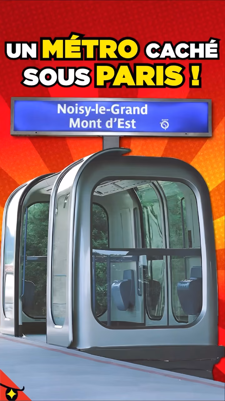 3 MÉTROS FUTURISTES CACHÉS sous PARIS !
