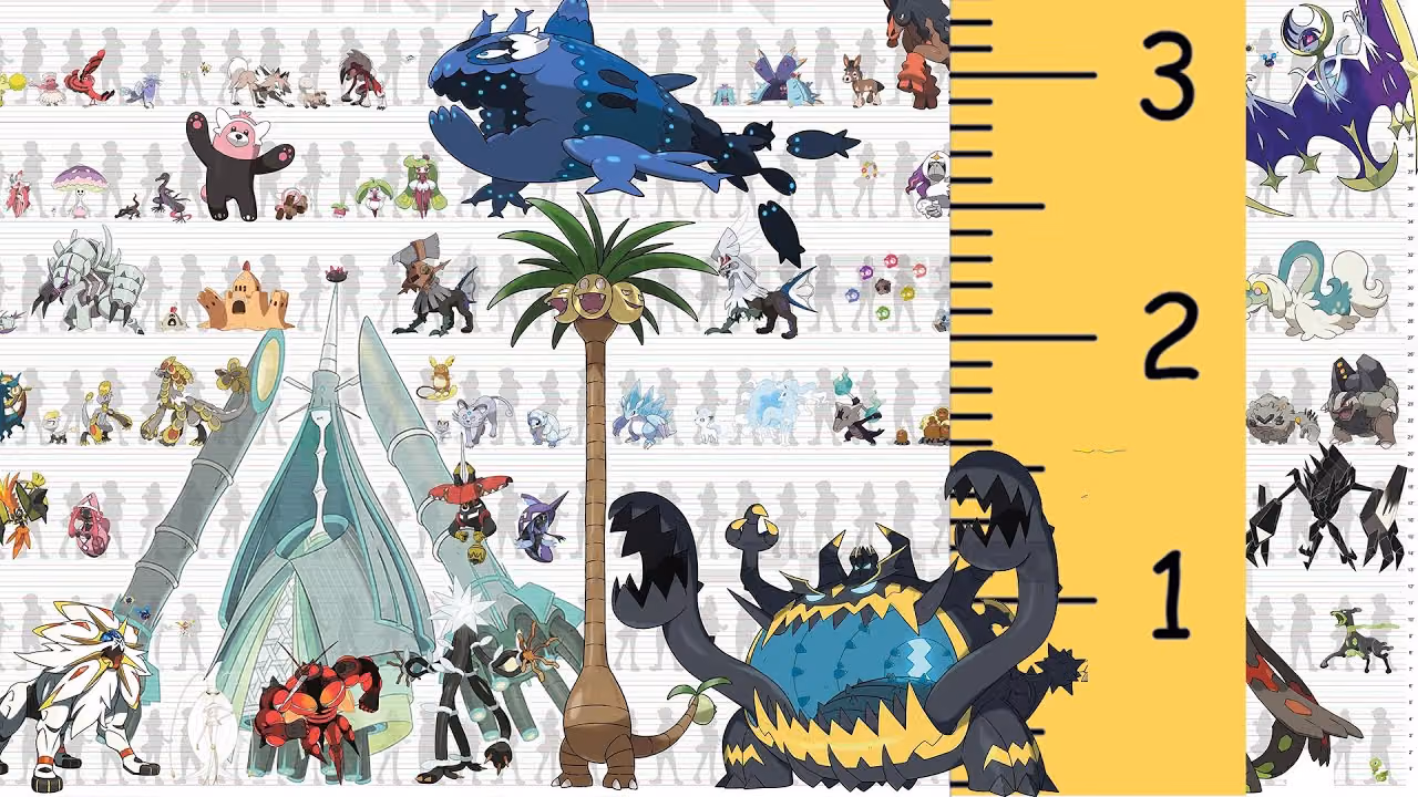 14 POKEMON à la TAILLE SURPRENANTE (plus grand que tu penses)