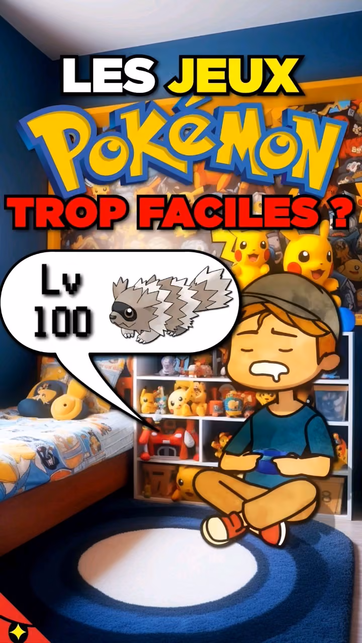 LES JEUX POKÉMON SONT TROP FACILES ? ILS L'ÉTAIENT ENCORE PLUS AVANT !