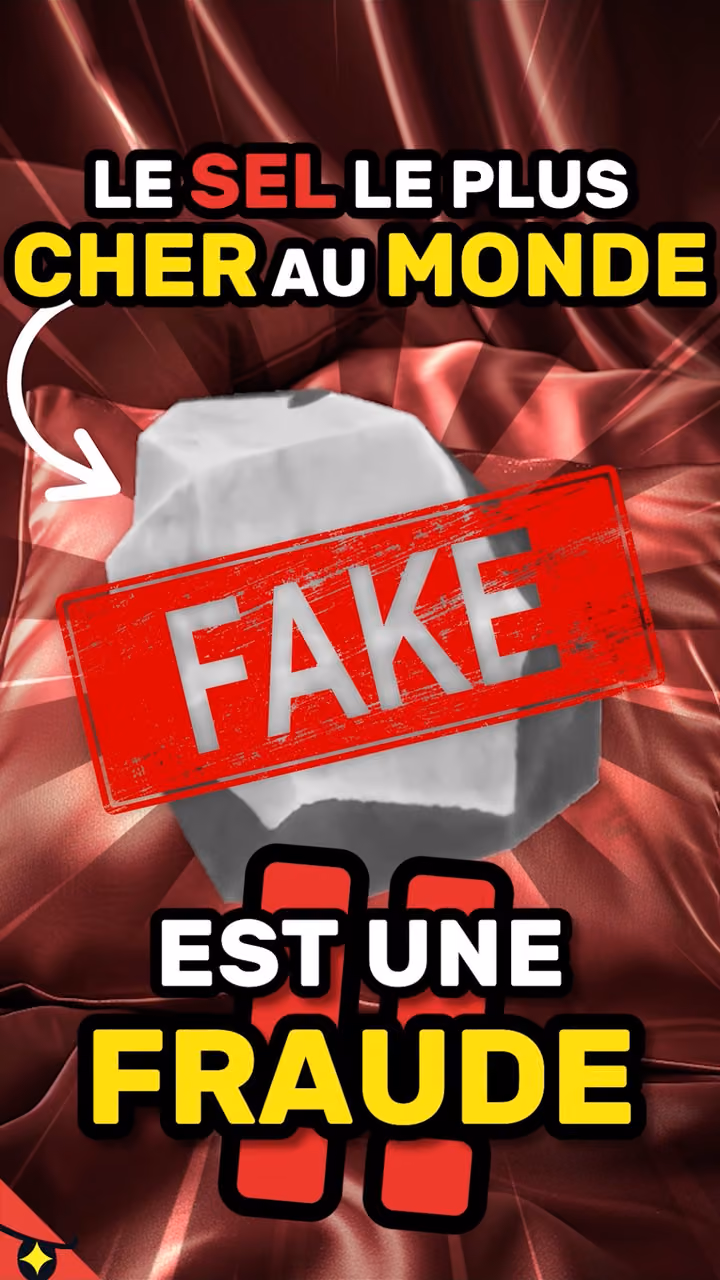 Le sel le plus cher du monde est une fraude !