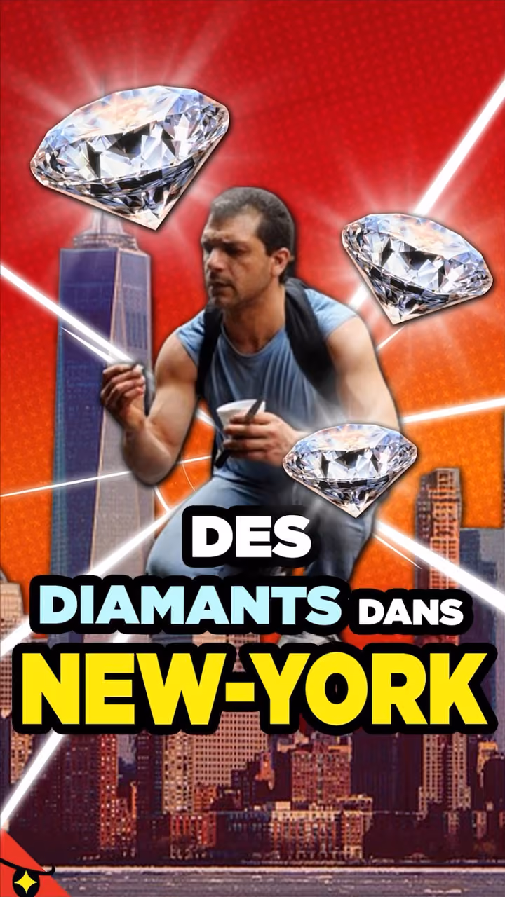 Y a des DIAMANTS dans les rues de NEW YORK !