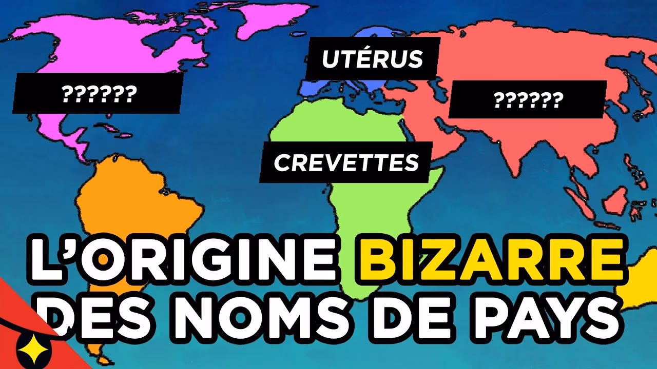L'origine BIZARRE des NOMS DE PAYS