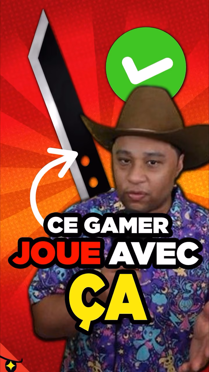 Il joue aux JV avec une ÉPÉE de 2 MÈTRES !