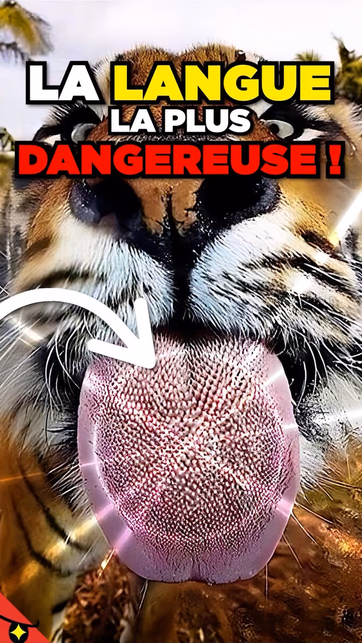 Cette langue peut te déchirer la peau !