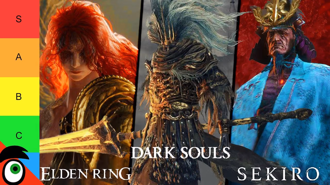 10 BOSS les PLUS DURS des SOULS (Elden Ring, Sekiro, Bloodborne, Dark Souls, Demon's Souls)