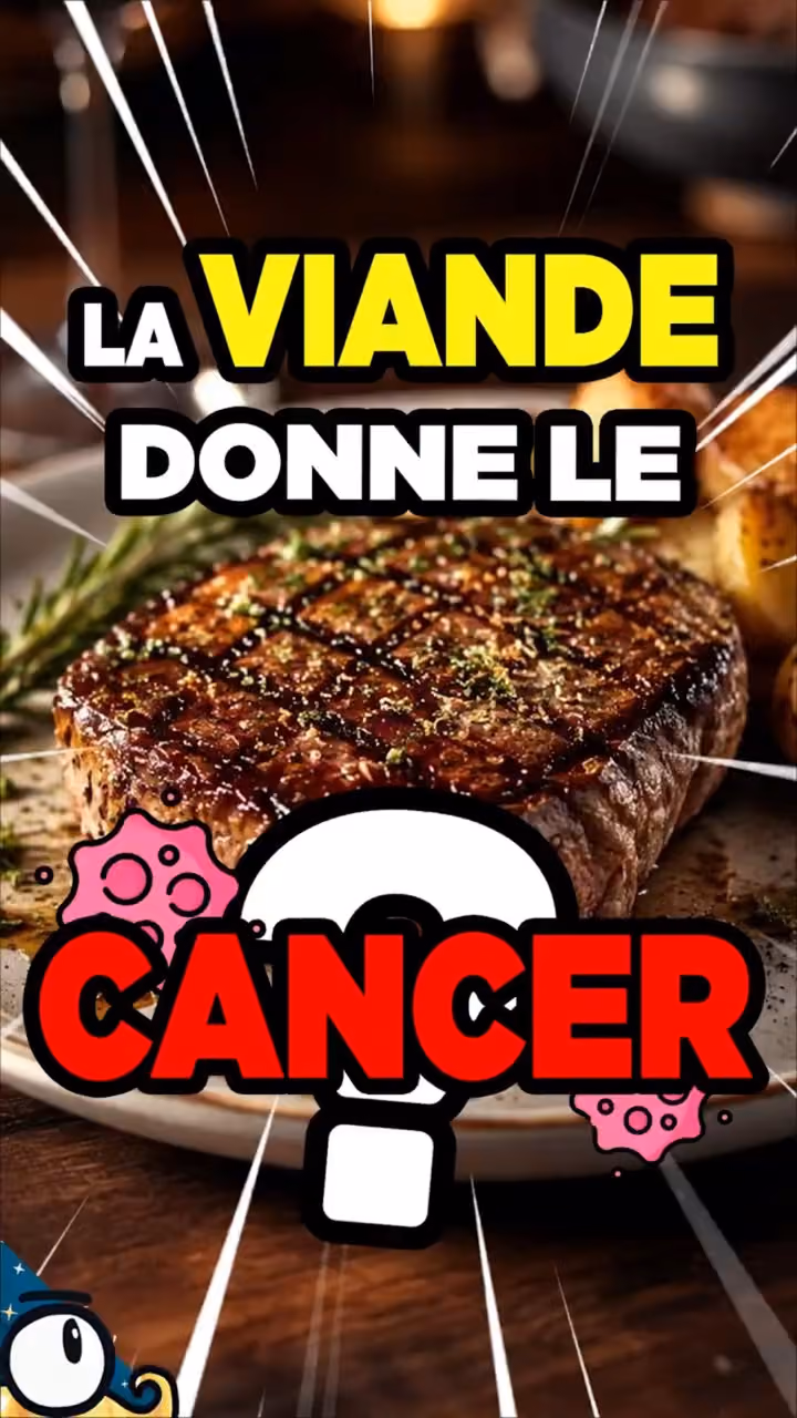 La VIANDE donne le CANCER ?!