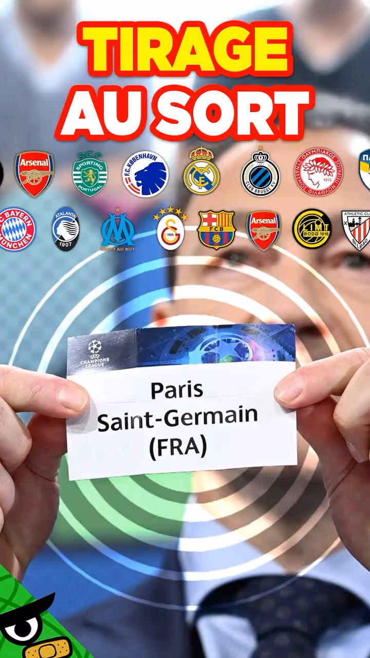 Le TIRAGE de la Ligue des Champion est FOU !