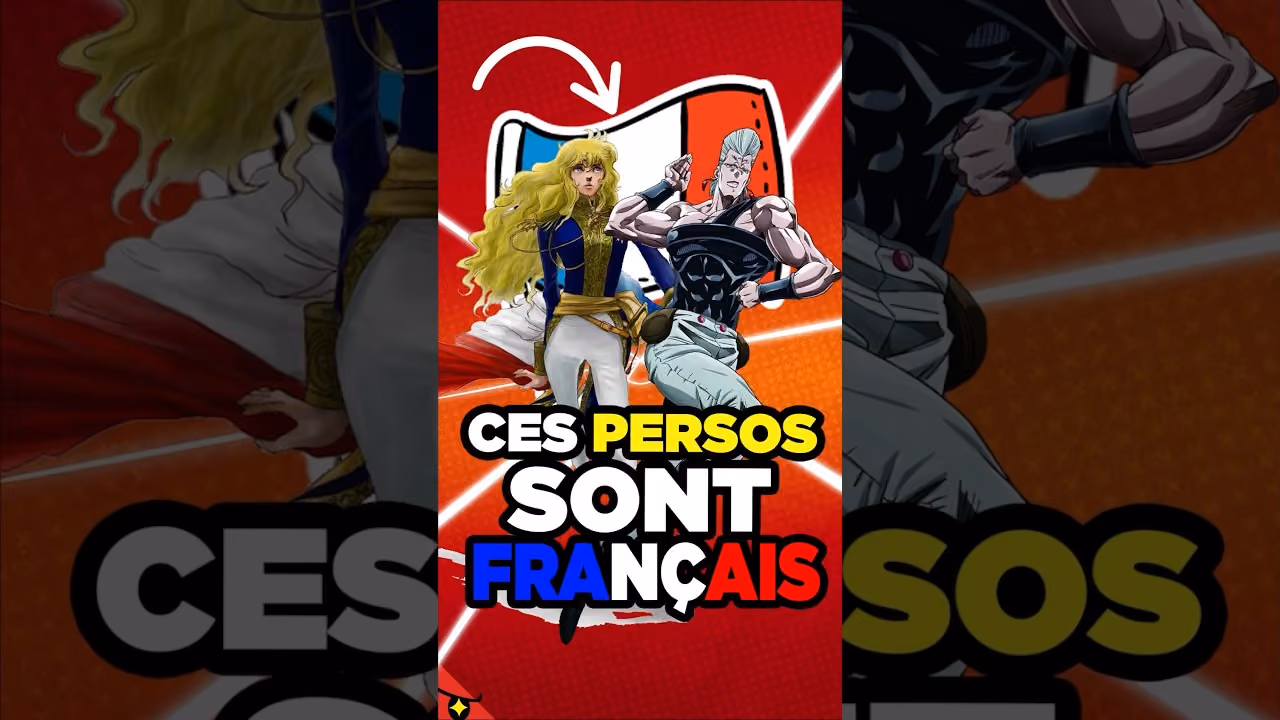 À quoi ressemblent les personnages français dans les animés ??