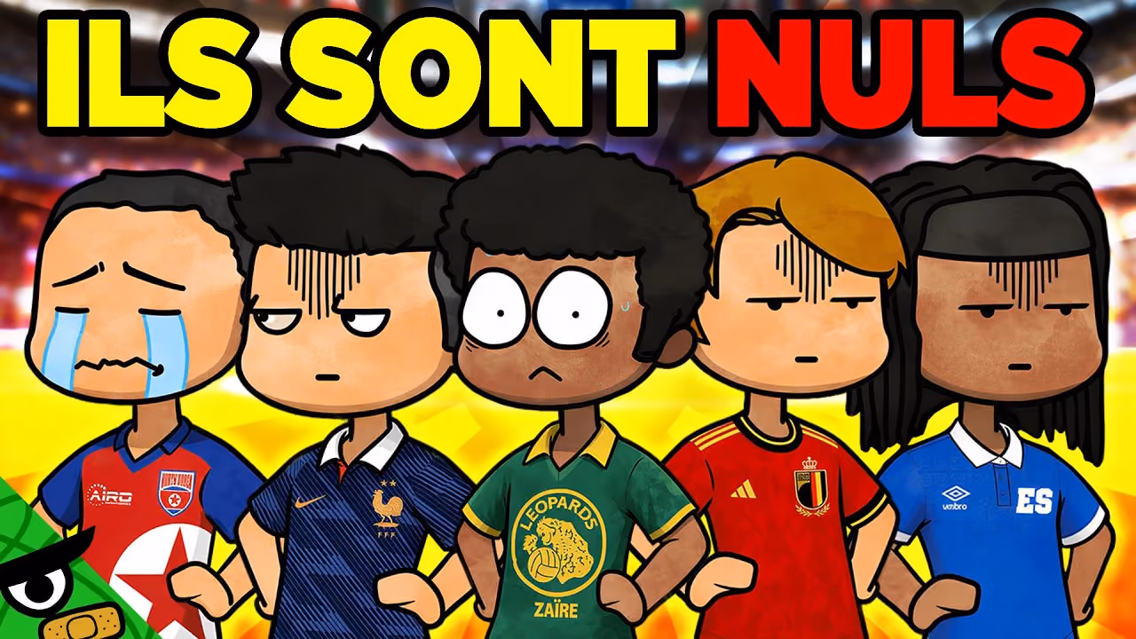 Les PIRES ÉQUIPES de la Coupe du Monde