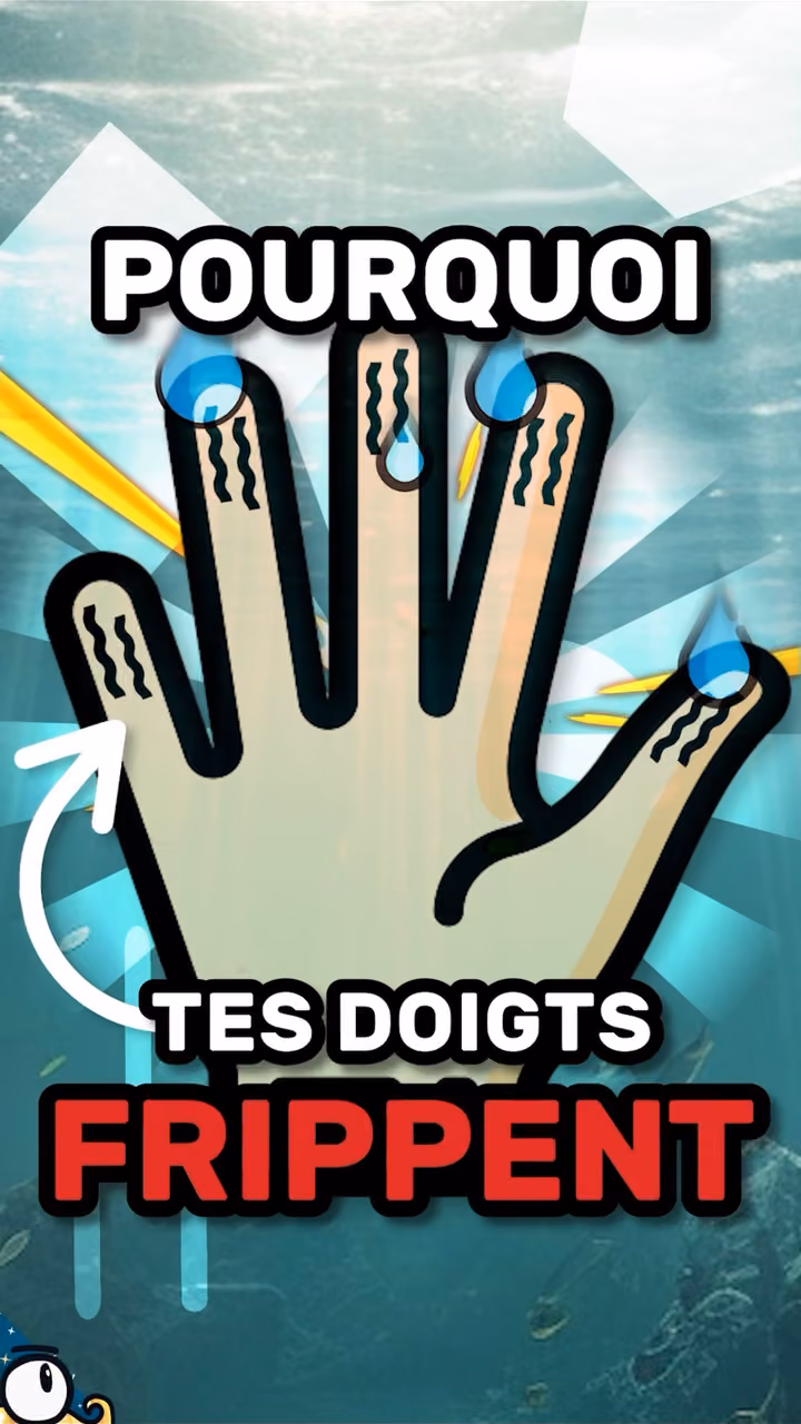 POURQUOI tes DOIGTS FRIPPENT ?