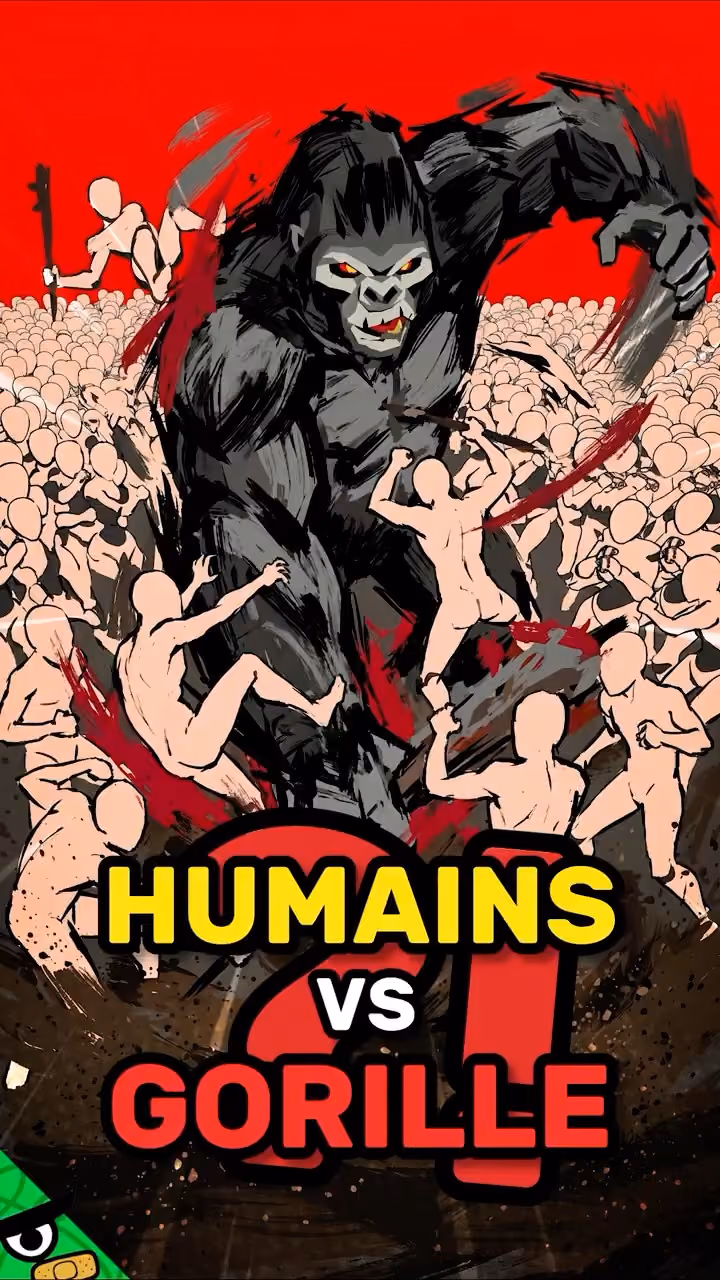Humains VS Gorilles : qui gagne ?