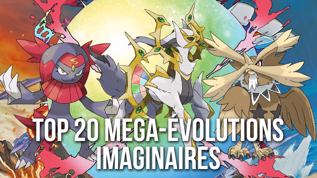 20 NOUVELLES MEGA-ÉVOLUTIONS POKEMON (PAR LES FANS)