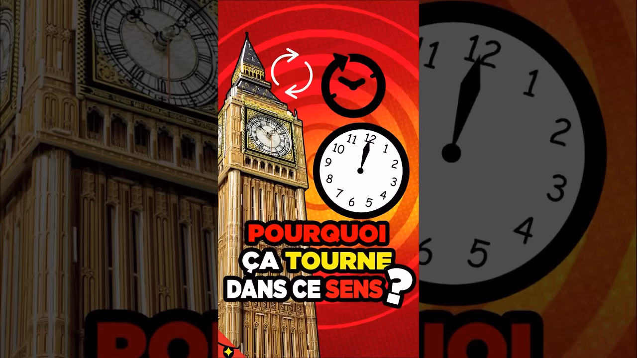 POURQUOI les HORLOGES TOURNENT de DROITE à GAUCHE ?