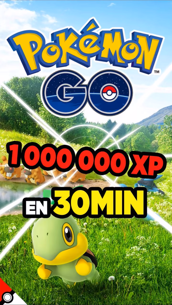 1 000 000 d'XP en 30 MIN sur POKÉMON GO !