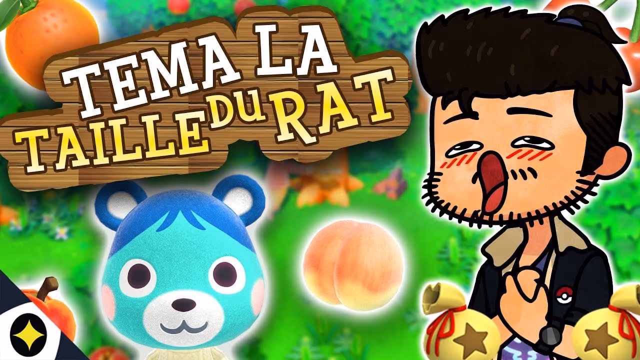 TEMA LA TAILLE DU RAT (Animal crossing)