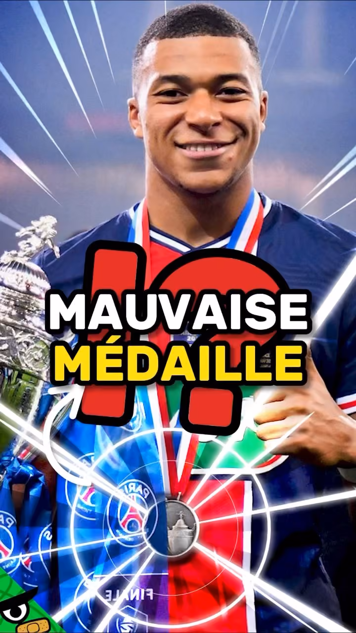 POURQUOI le VAINQUEUR de la Coupe de France a une médaille d’ARGENT ?
