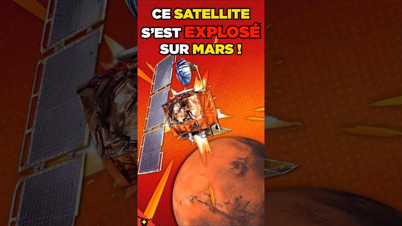 Ce SATELLITE s'est EXPLOSÉ sur Mars !