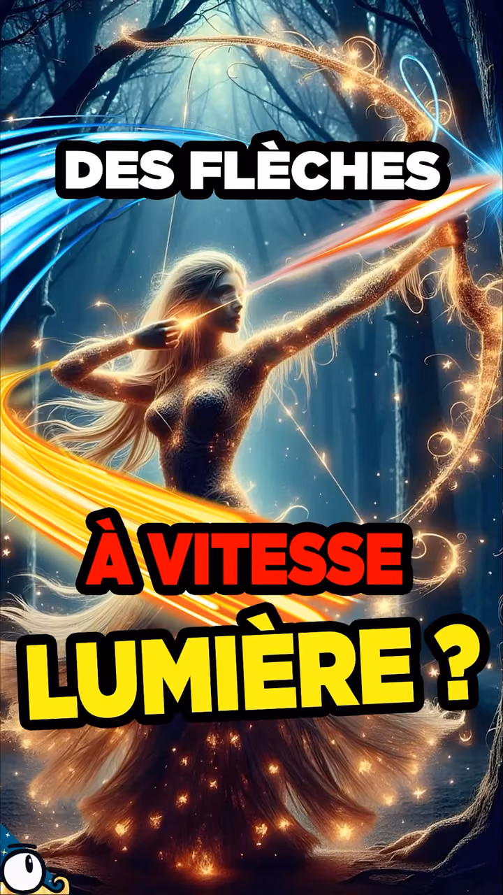 On peut tirer des flèches à la vitesse de la lumière !