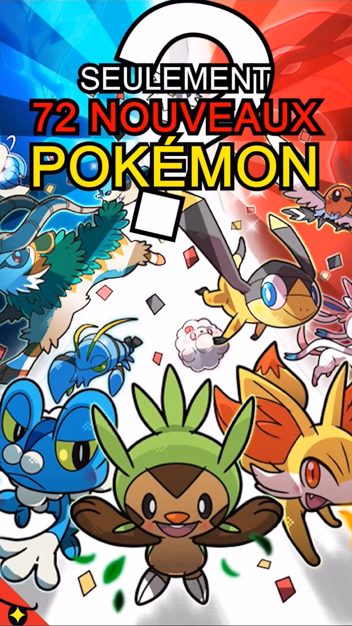 La GEN avec le MOINS de POKÉMON