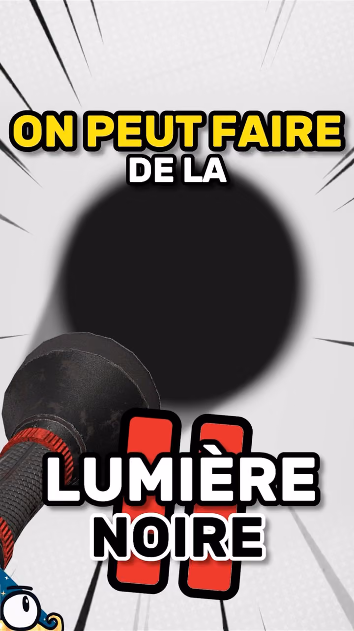 Il existe de la lumière noire ?!