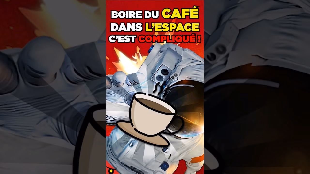 COMMENT boire du CAFÉ dans L'ESPACE ?
