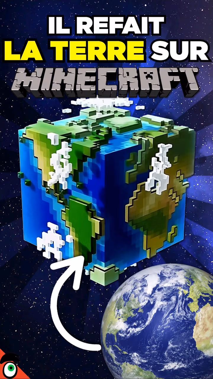 Il REFAIT LA TERRE sur MINECRAFT