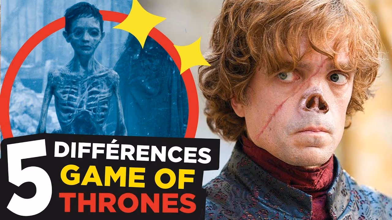 GAME OF THRONES : 5 DIFFÉRENCES AVEC LES LIVRES