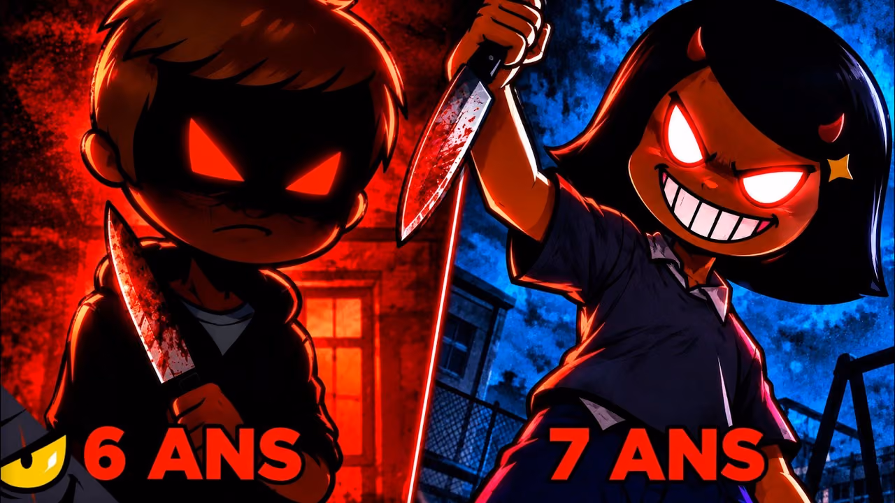 LES 3 PLUS JEUNES SERIAL-KILLER au MONDE