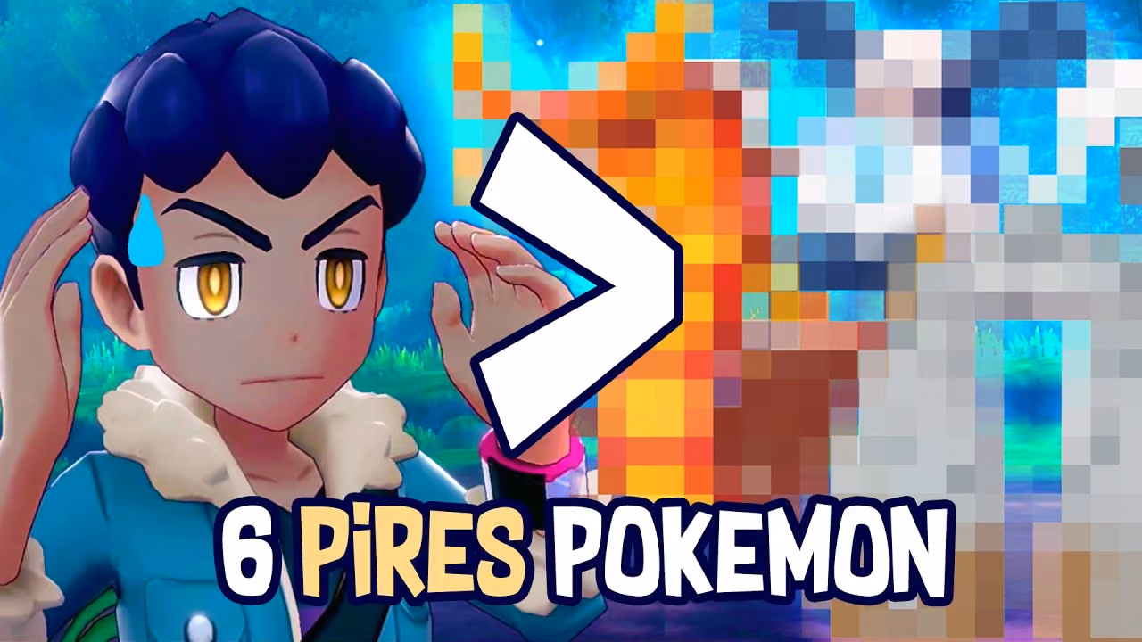 6 PIRES POKÉMON d'Épée et Bouclier !