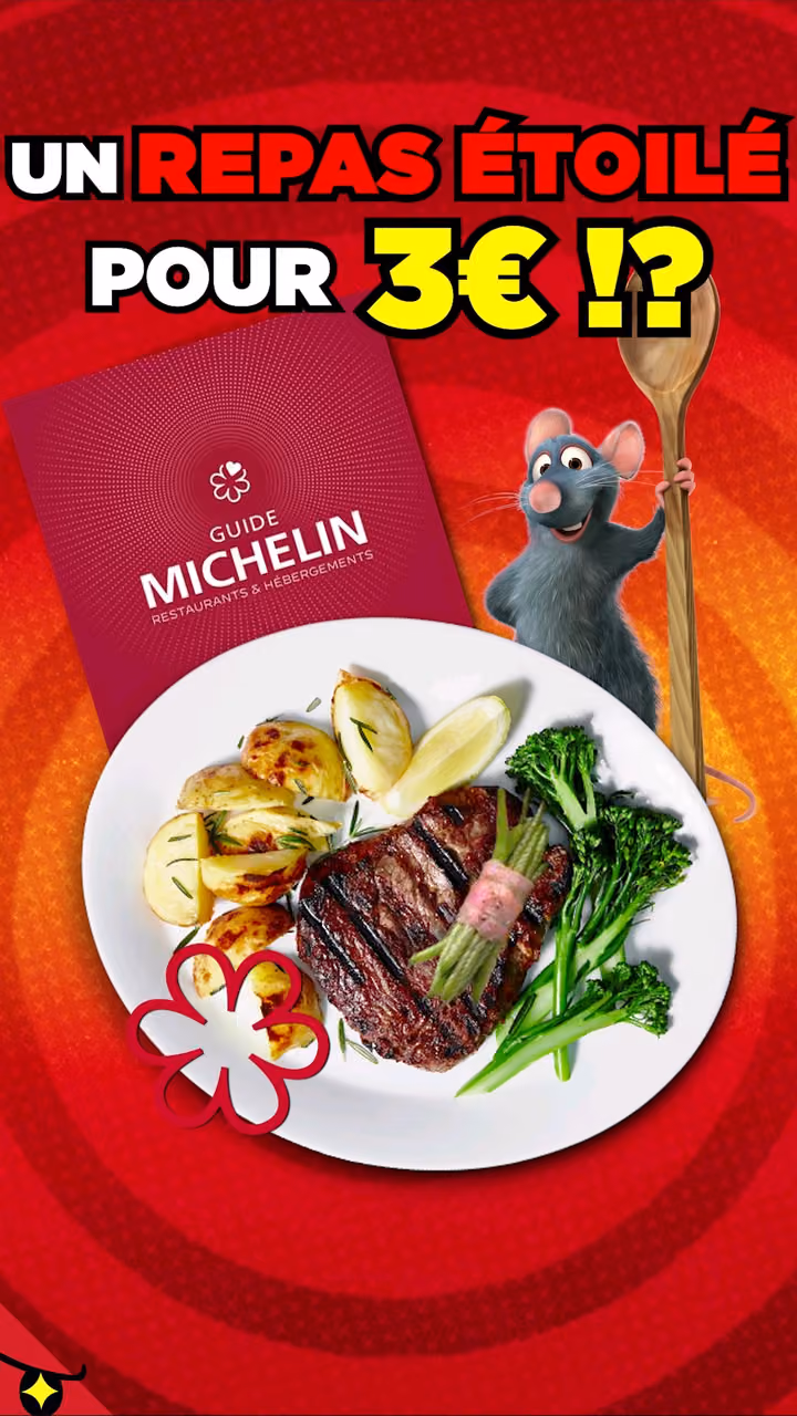 Un REPAS ÉTOILÉ pour 3€ !?