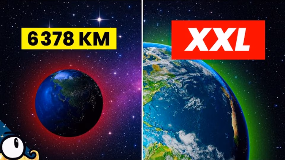 ET SI la TERRE était 2 FOIS PLUS GROSSE ?