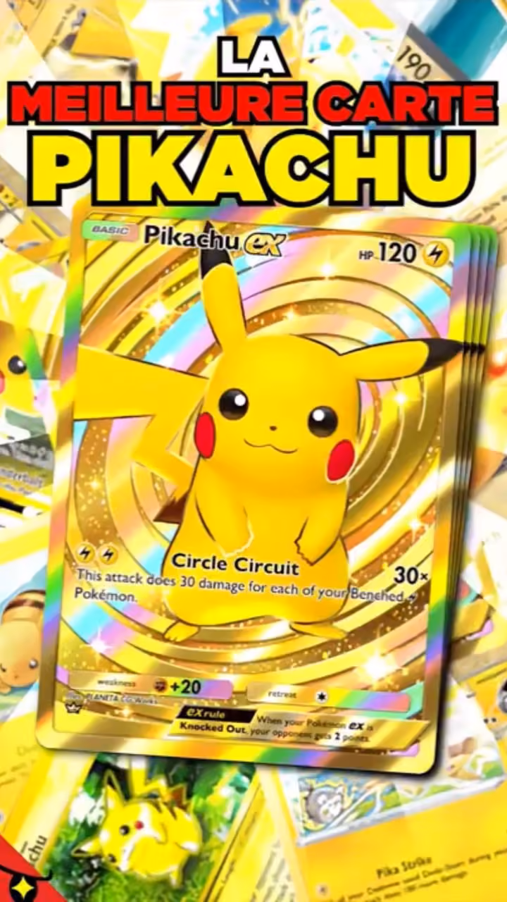 QUELLE est la MEILLEURE CARTE de PIKACHU ?