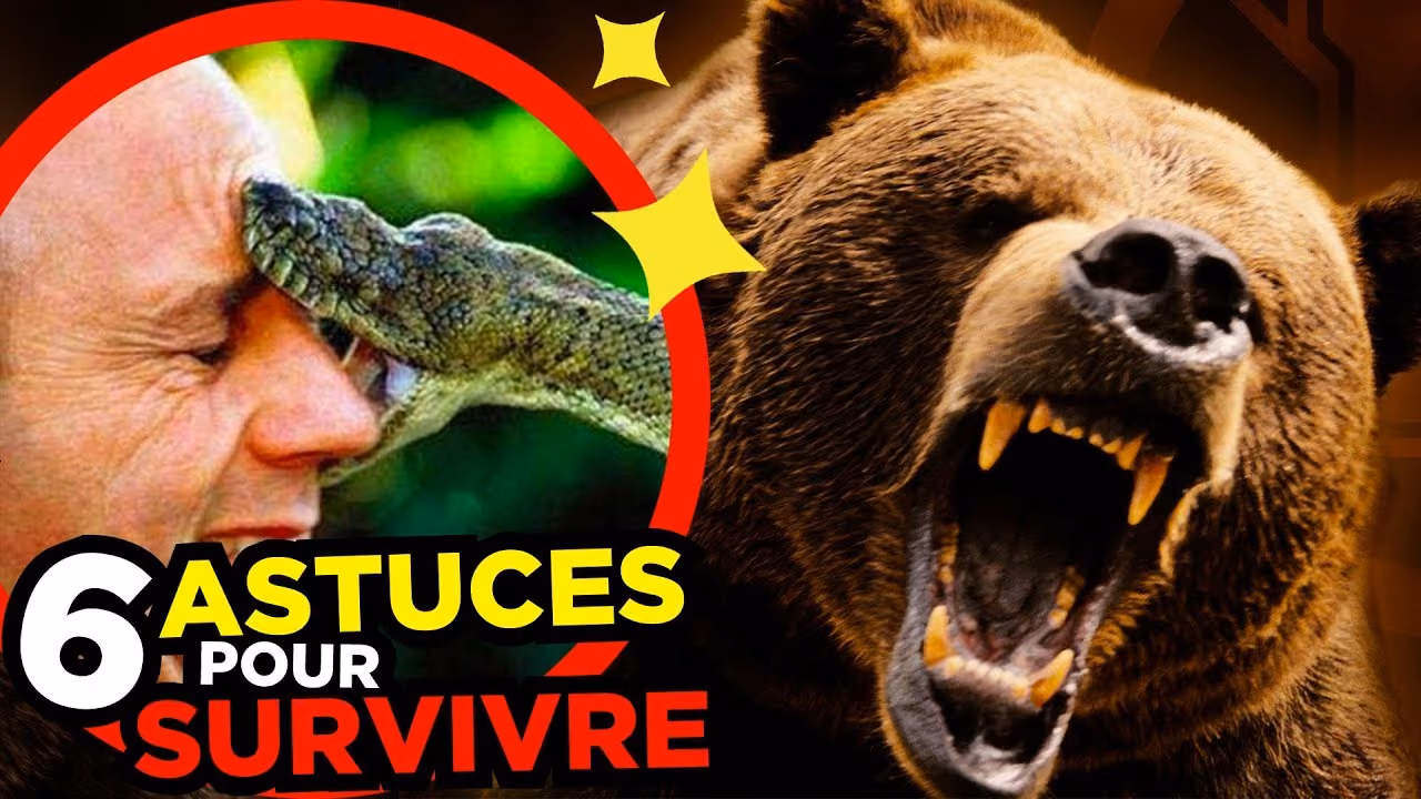 6 ASTUCES pour SURVIVRE AUX ANIMAUX SAUVAGES