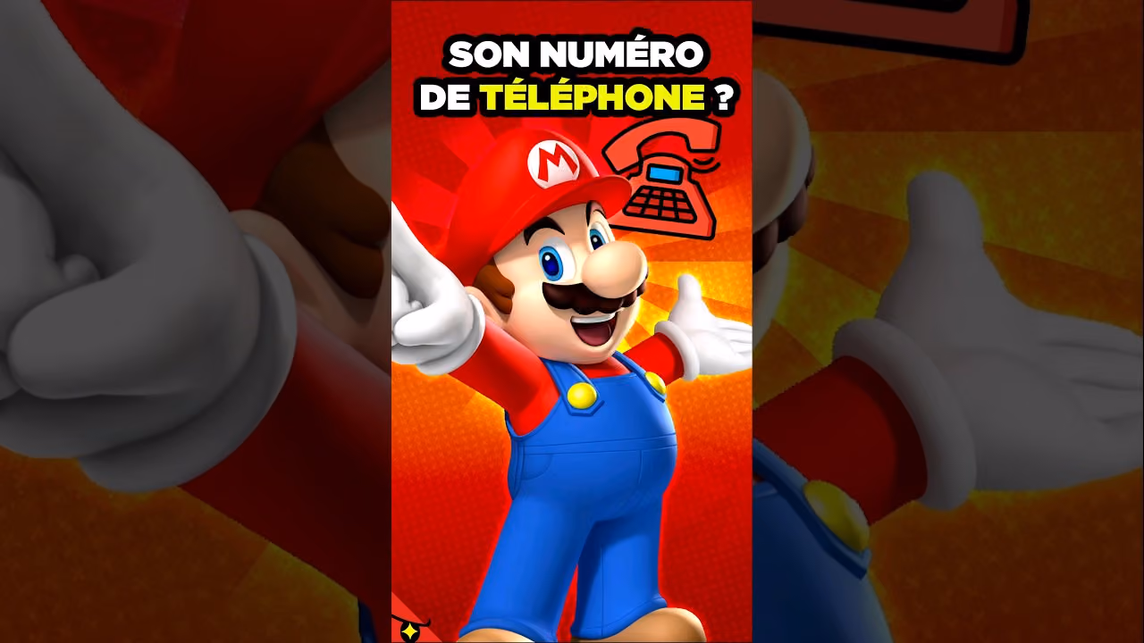 Tu peux APPELER MARIO AU TÉLÉPHONE