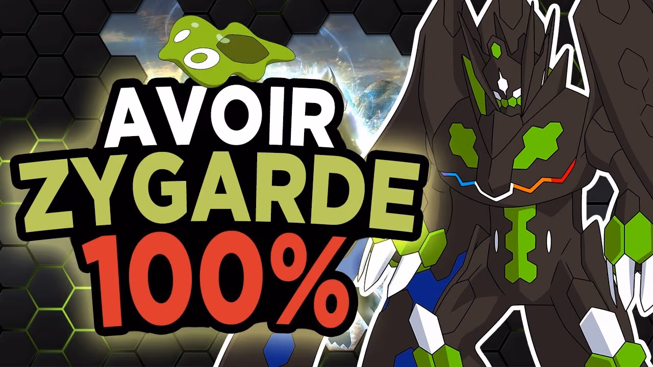 AVOIR ZYGARDE 100% dans POKÉMON SOLEIL LUNE
