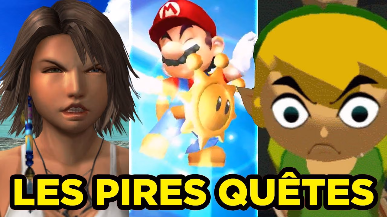 Les PIRES QUÊTES de Zelda, Mario, Final Fantasy
