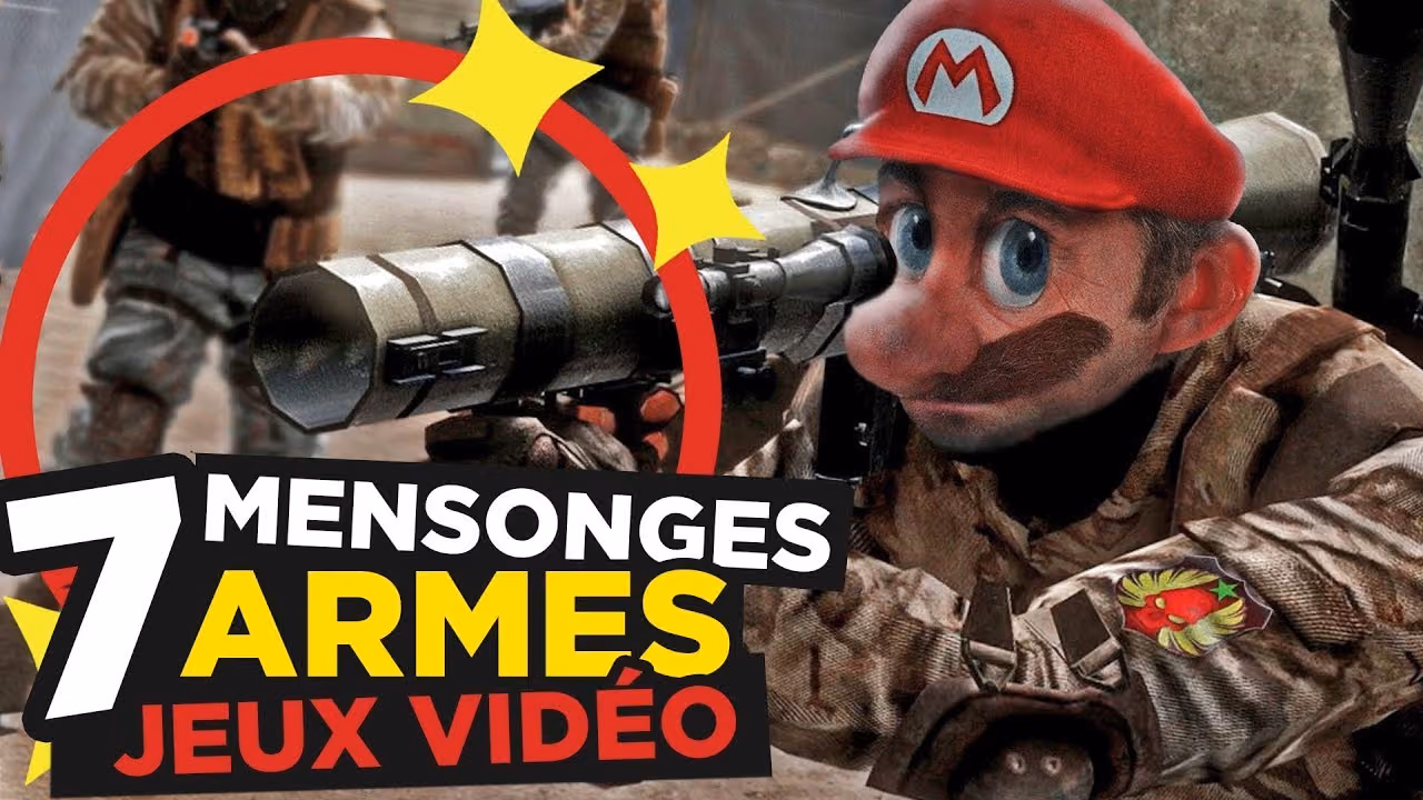 7 MENSONGES sur les ARMES de JEUX VIDÉO