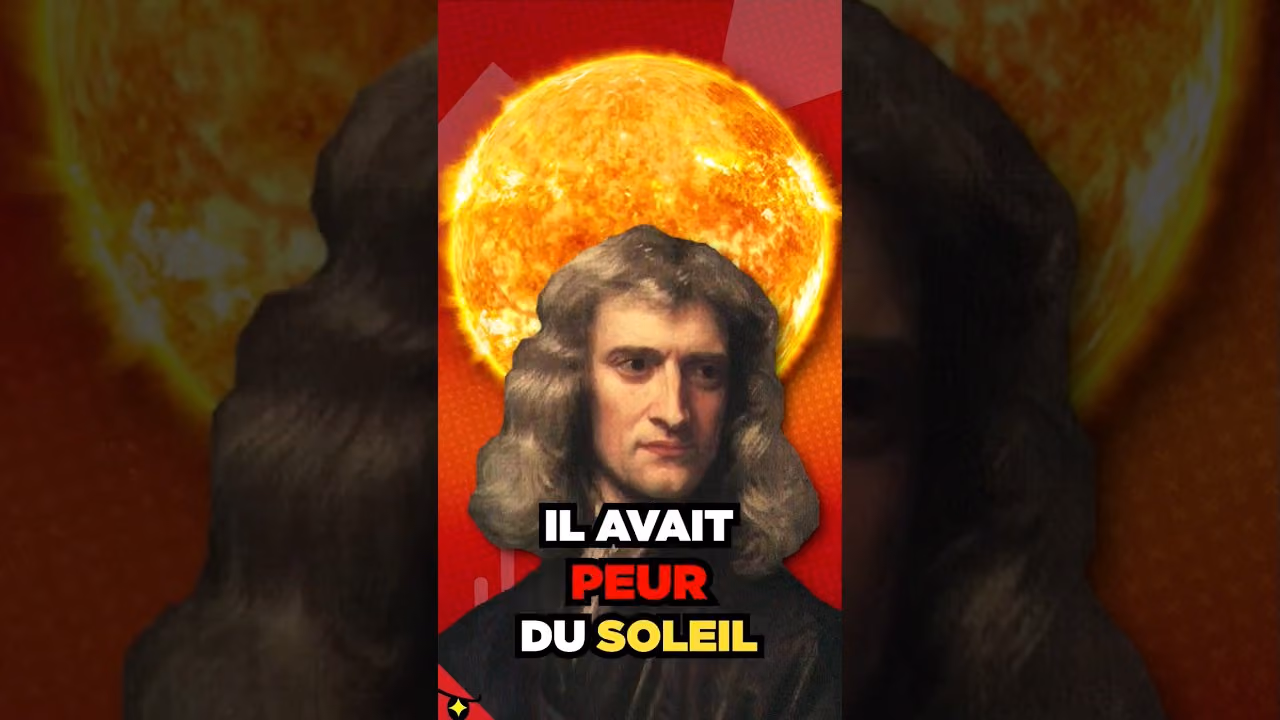 ISAAC NEWTON avait PEUR du SOLEIL !
