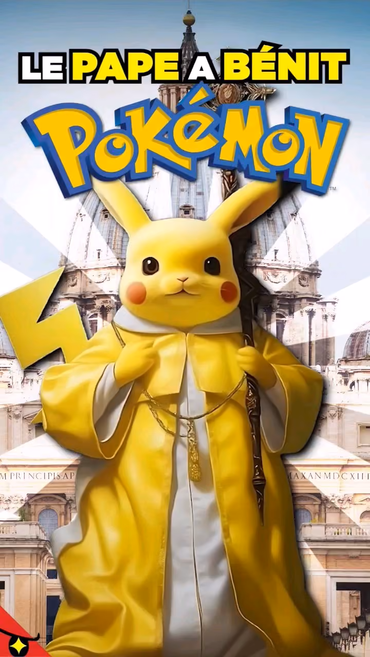 LE PAPE BÉNIT LES JOUEURS DE POKÉMON