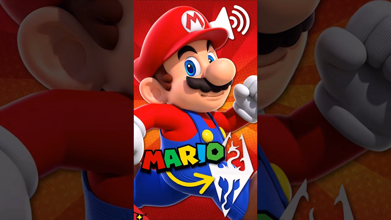 PARLER À MARIO DANS SKYRIM ?