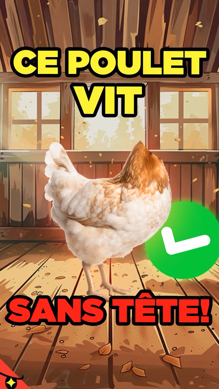 Ce POULET a vécu 18 MOIS SANS TÊTE